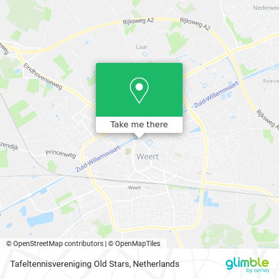 Tafeltennisvereniging Old Stars map