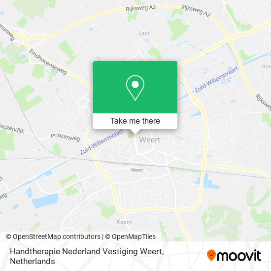 Handtherapie Nederland Vestiging Weert map