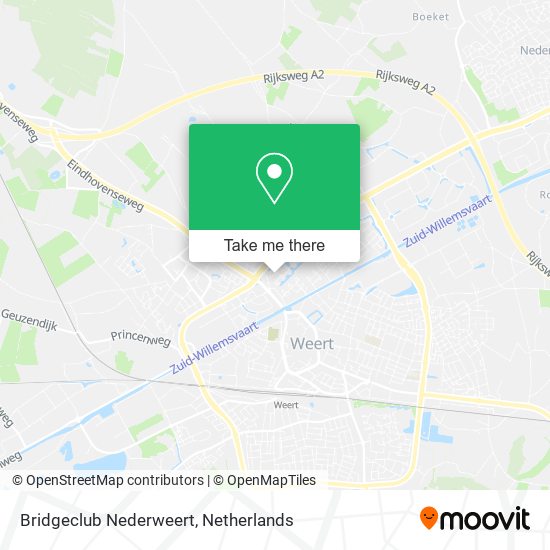 Bridgeclub Nederweert map