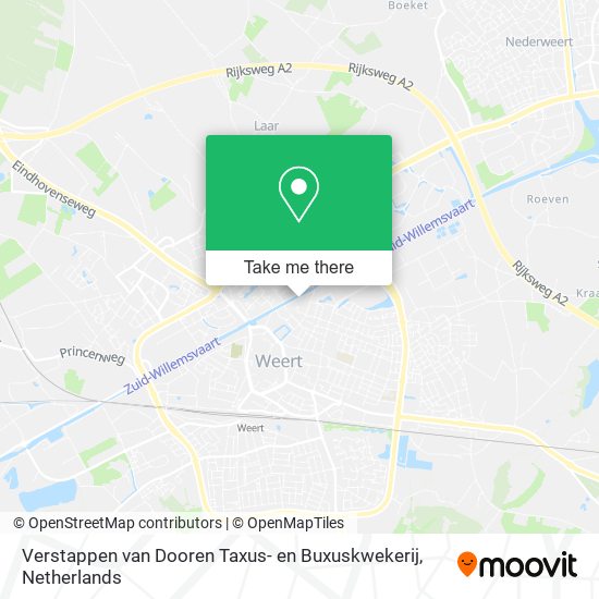 Verstappen van Dooren Taxus- en Buxuskwekerij map