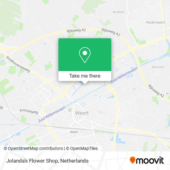 Jolanda's Flower Shop map