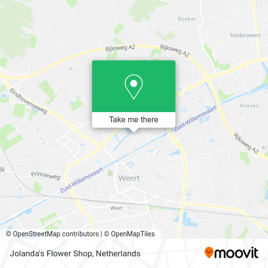Jolanda's Flower Shop map
