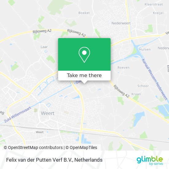Felix van der Putten Verf B.V. map