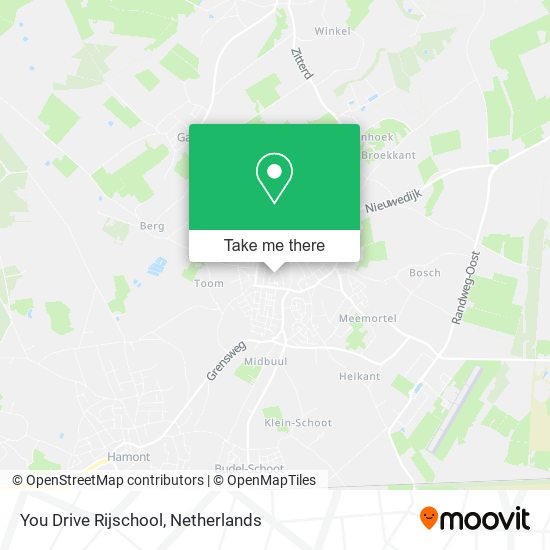 You Drive Rijschool map