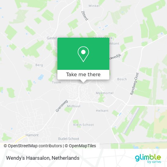 Wendy's Haarsalon map