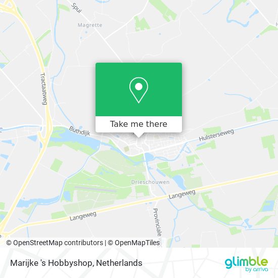 Marijke 's Hobbyshop map