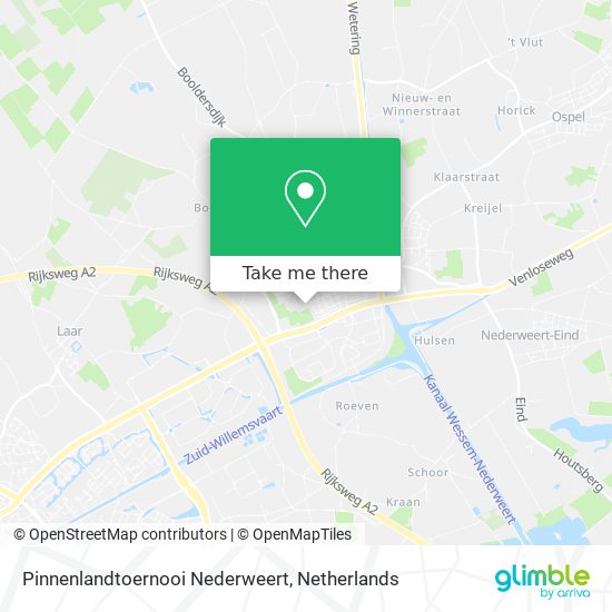 Pinnenlandtoernooi Nederweert map