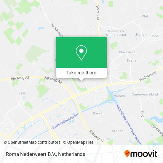 Roma Nederweert B.V. map