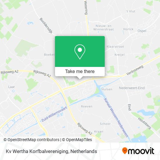 Kv Wertha Korfbalvereniging Karte