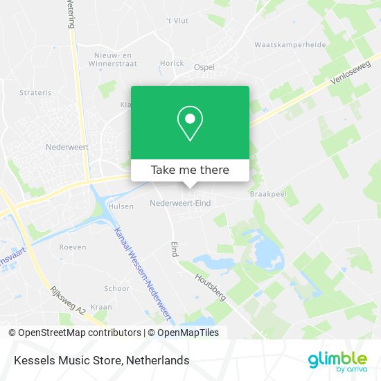 Kessels Music Store map