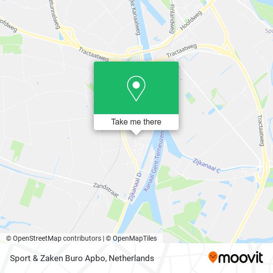 Sport & Zaken Buro Apbo map