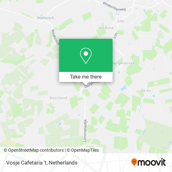 Vosje Cafetaria 't map