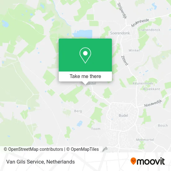 Van Gils Service map