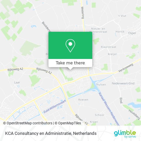 KCA Consultancy en Administratie Karte