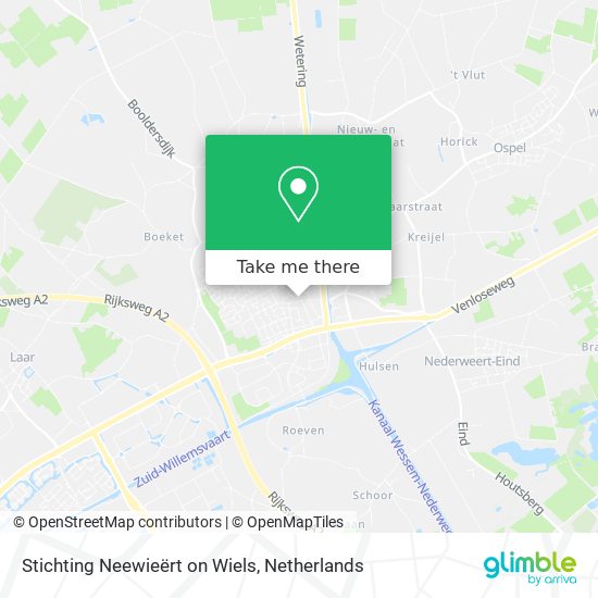 Stichting Neewieërt on Wiels Karte