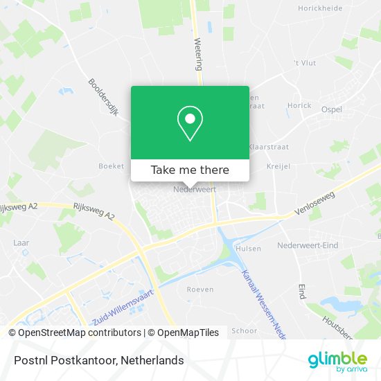 Postnl Postkantoor map