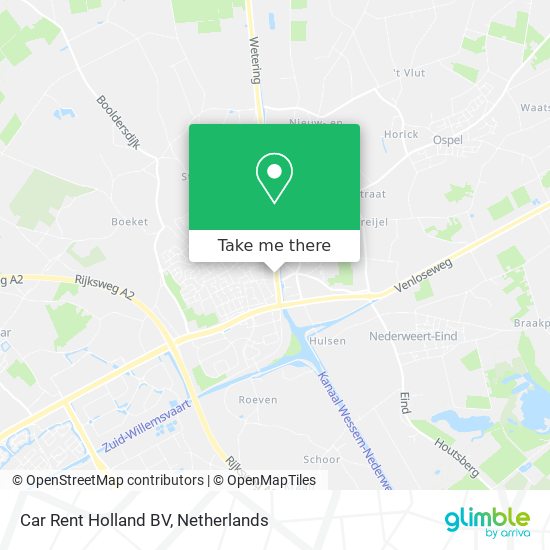 Car Rent Holland BV map