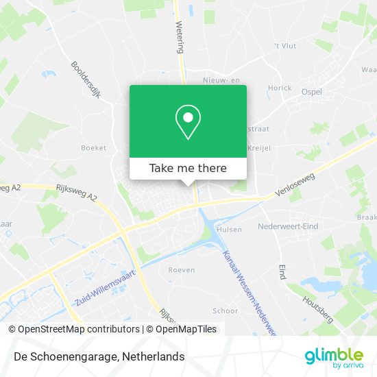 De Schoenengarage map