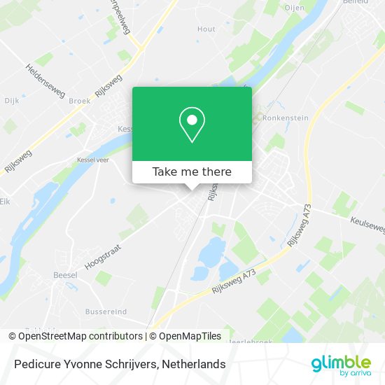 Pedicure Yvonne Schrijvers map