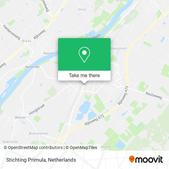 Stichting Primula map