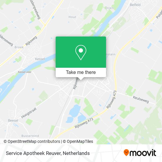 Service Apotheek Reuver map