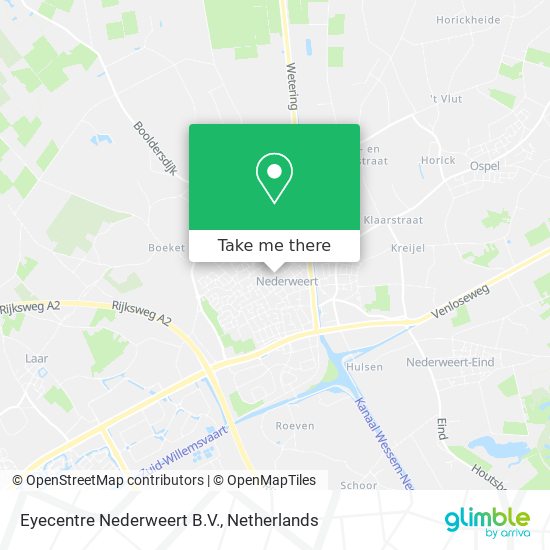 Eyecentre Nederweert B.V. Karte