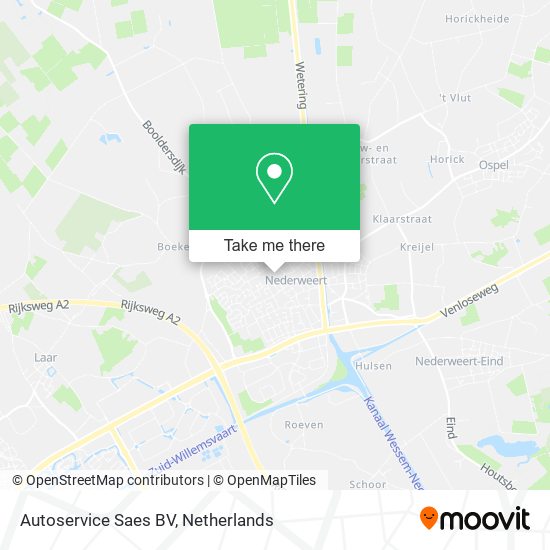 Autoservice Saes BV map