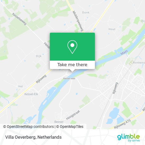 Villa Oeverberg map