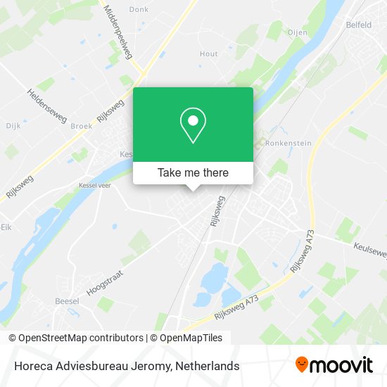 Horeca Adviesbureau Jeromy map