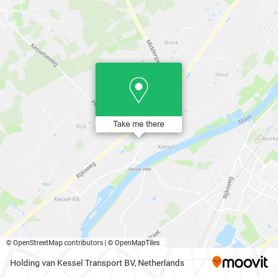 Holding van Kessel Transport BV map