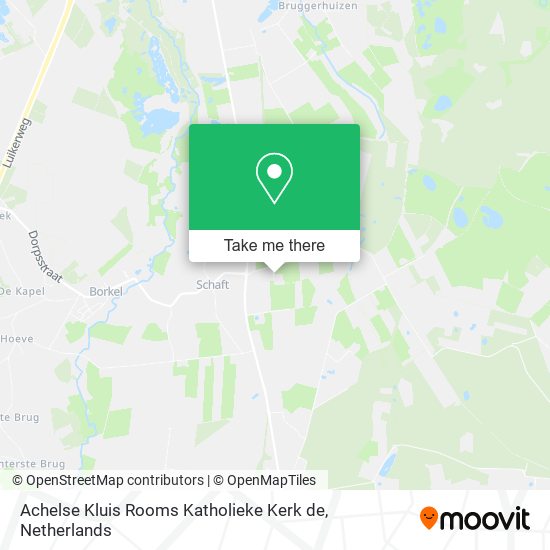 Achelse Kluis Rooms Katholieke Kerk de map