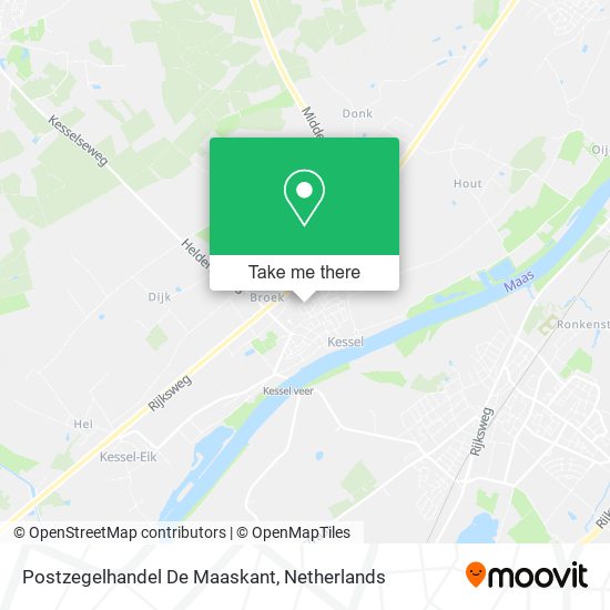 Postzegelhandel De Maaskant map