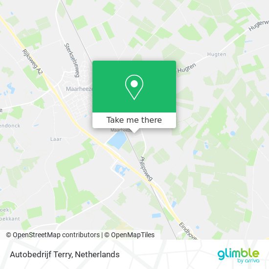 Autobedrijf Terry map