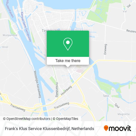 Frank's Klus Service Klussenbedrijf map