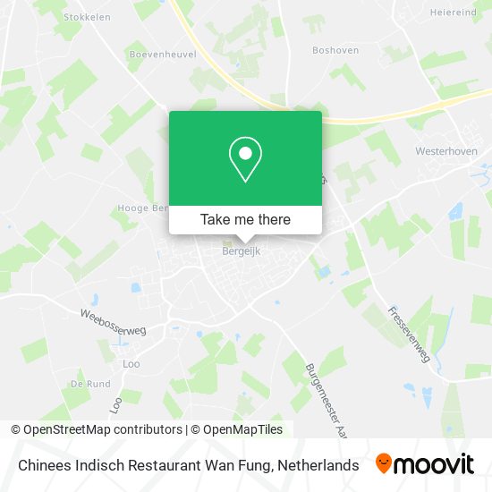 Chinees Indisch Restaurant Wan Fung map