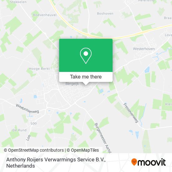 Anthony Roijers Verwarmings Service B.V. map