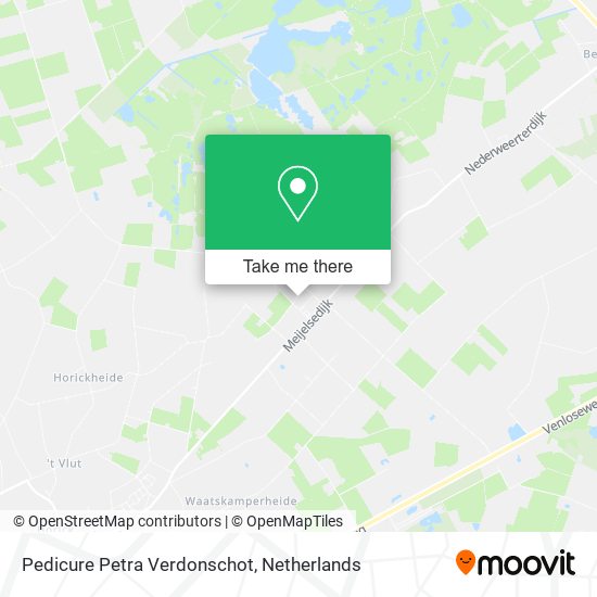 Pedicure Petra Verdonschot map
