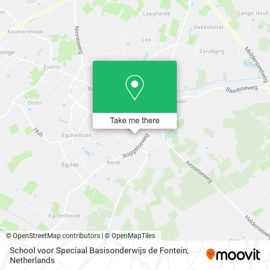 School voor Speciaal Basisonderwijs de Fontein map