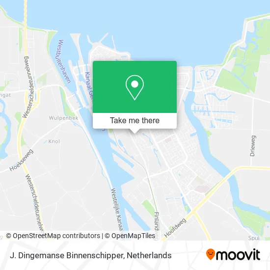 J. Dingemanse Binnenschipper map