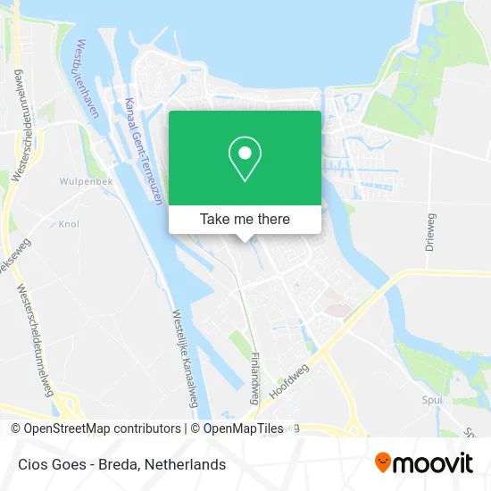 Cios Goes - Breda map
