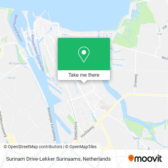 Surinam Drive-Lekker Surinaams Karte