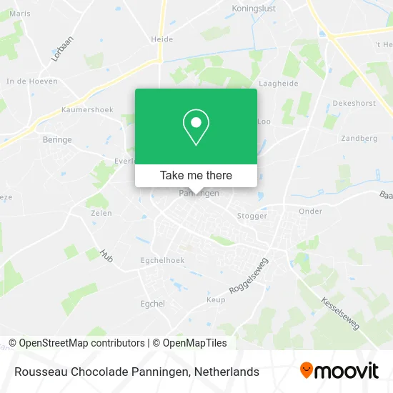 Rousseau Chocolade Panningen map