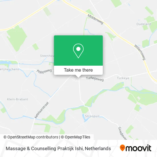 Massage & Counselling Praktijk Ishi map