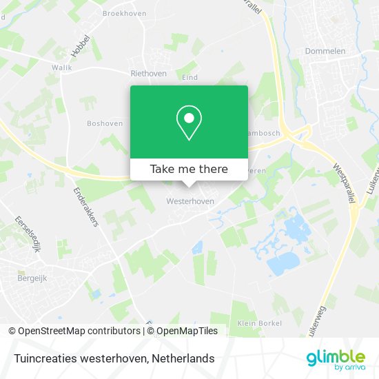 Tuincreaties westerhoven map