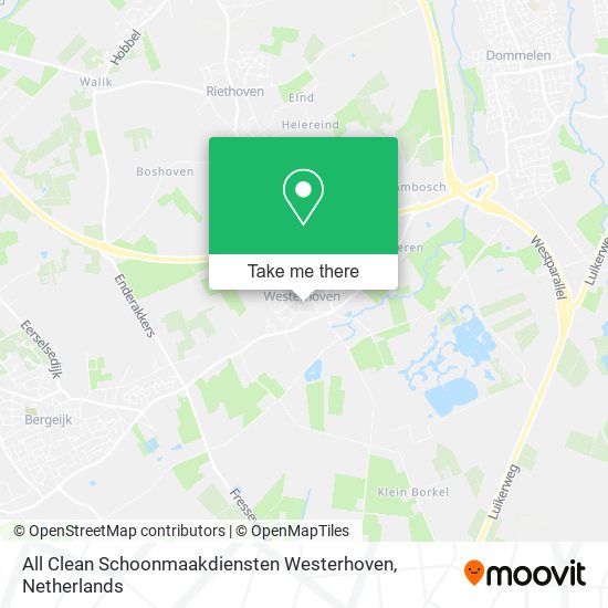 All Clean Schoonmaakdiensten Westerhoven map