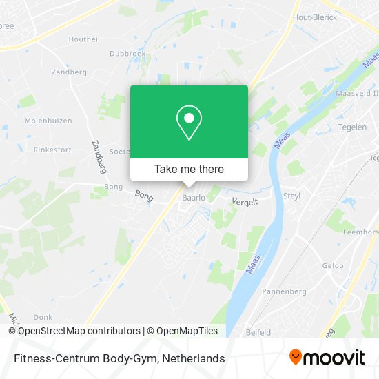 Fitness-Centrum Body-Gym map