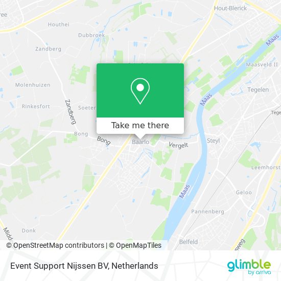Event Support Nijssen BV map