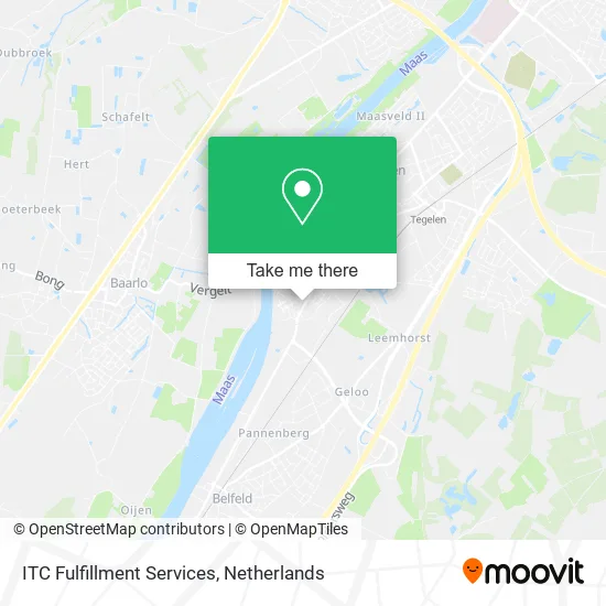 ITC Fulfillment Services map