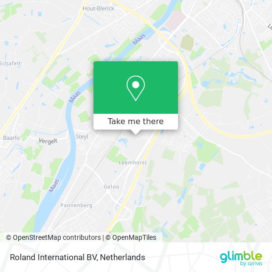 Roland International BV map
