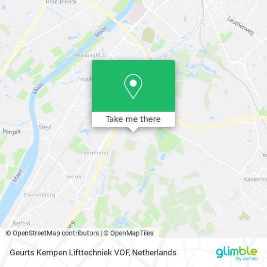 Geurts Kempen Lifttechniek VOF map